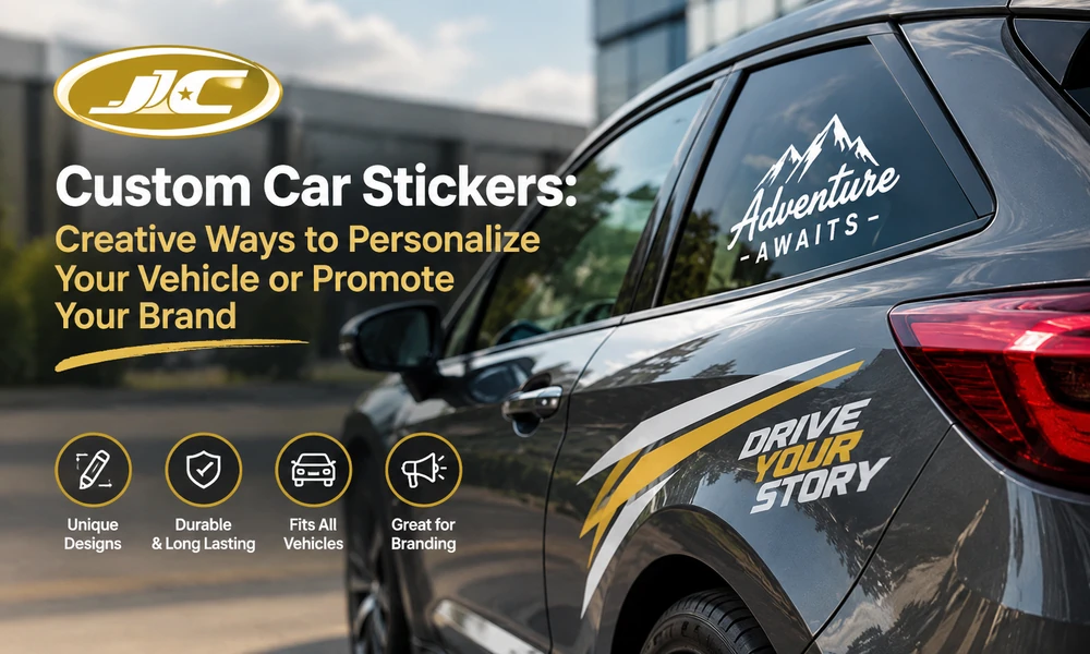 Custom Car Stickers: Creative Ways to Personalize Your Vehicle or Promote Your Brand